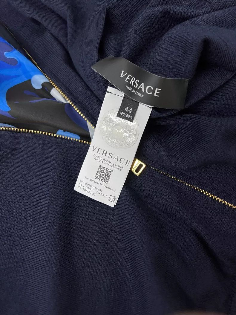 Versace VERSACE Reversible Wool Bomber Jacket - dmc Size US M / EU 48-50 / 2 - 7 Thumbnail