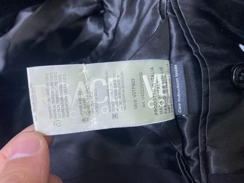 Versace Versace Black Long Coat Size 50 - dmc Size US L / EU 52-54 / 3 - 5 Thumbnail
