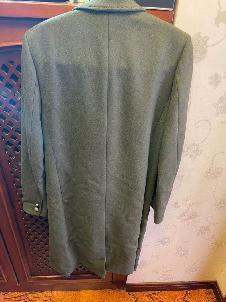 Versace Versus Versace Green Double-Breasted Coat - dmc Size US M / EU 48-50 / 2 - 2 Thumbnail