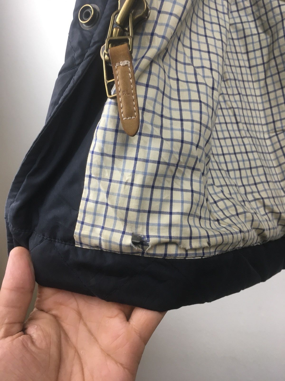 Polo Ralph Lauren × RRL Ralph Lauren × Vintage Polo Ralph laurent zipper jacket armpit 22x31 Size US M / EU 48-50 / 2 - 10 Thumbnail