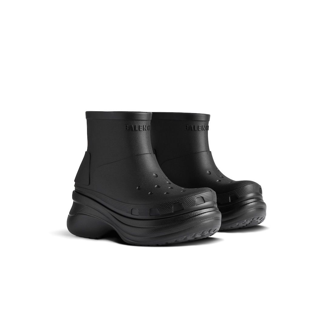 Balenciaga × Crocs men's crocs™ bootie in black Size US 9 / EU 42 - 2 Thumbnail