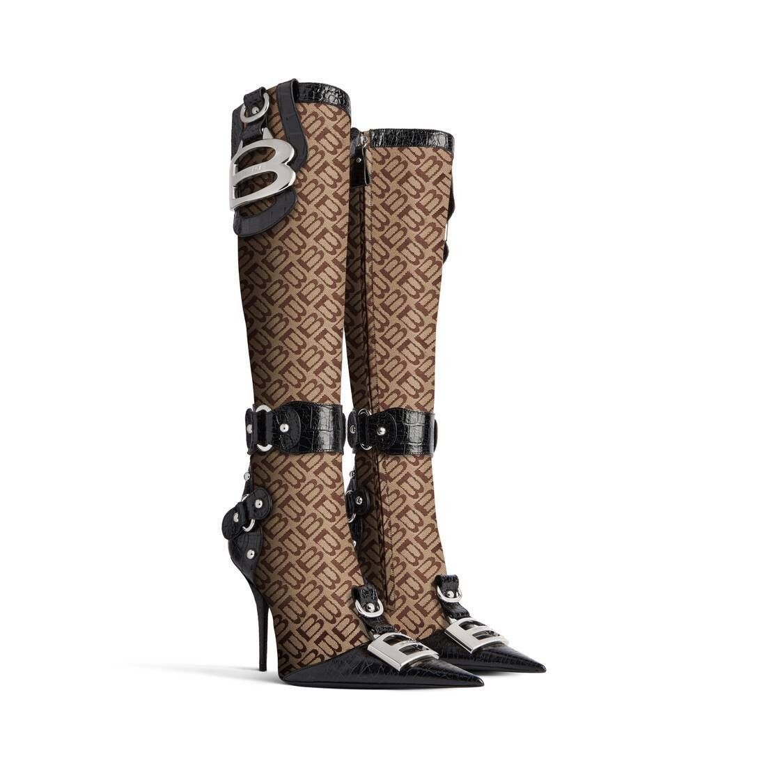 Balenciaga essex 110mm boot beige/black Size US 12 / IT 42 - 2 Thumbnail