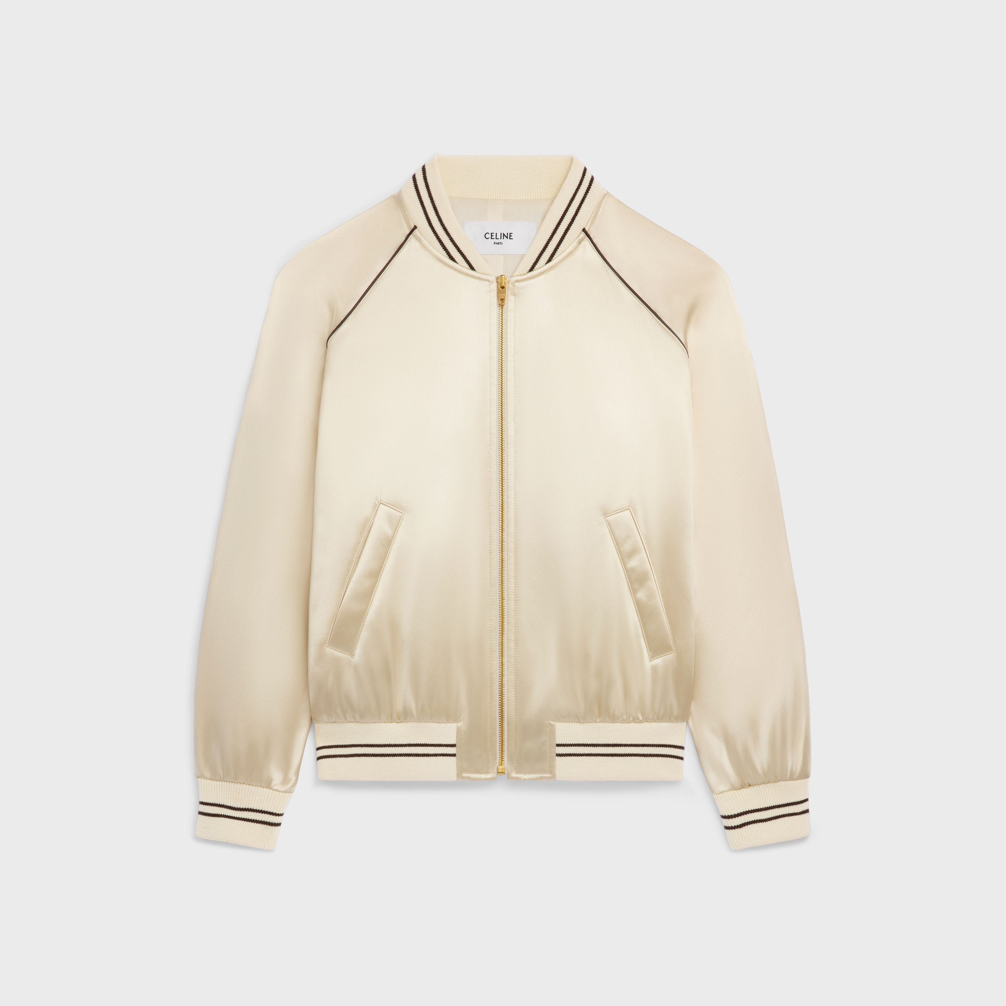Celine celine souvenir teddy jacket in flowing satin Size XL / US 12-14 / IT 48-50 - 2 Thumbnail
