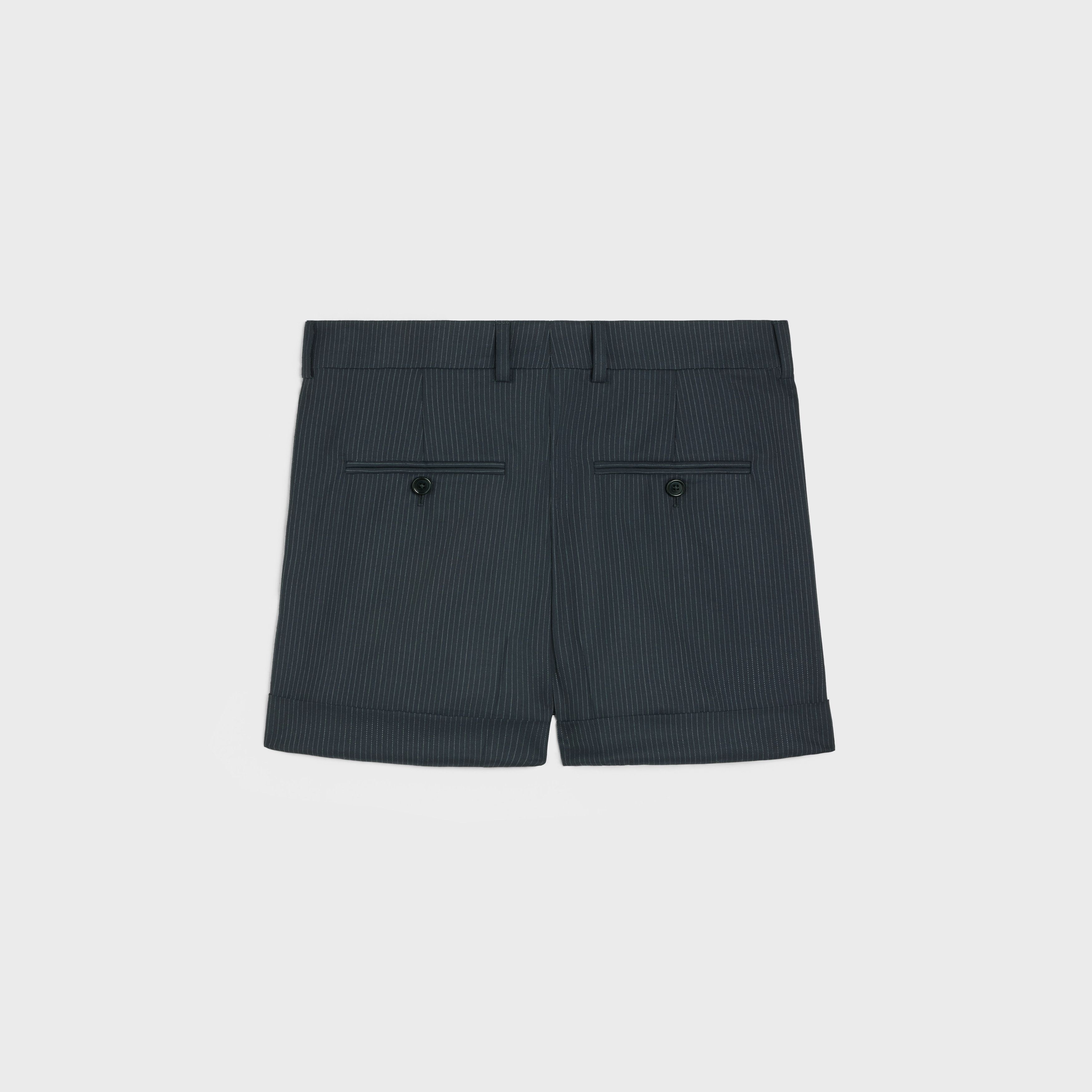 Celine skate shorts in striped wool Size 28" / US 6 / IT 42 - 2 Thumbnail