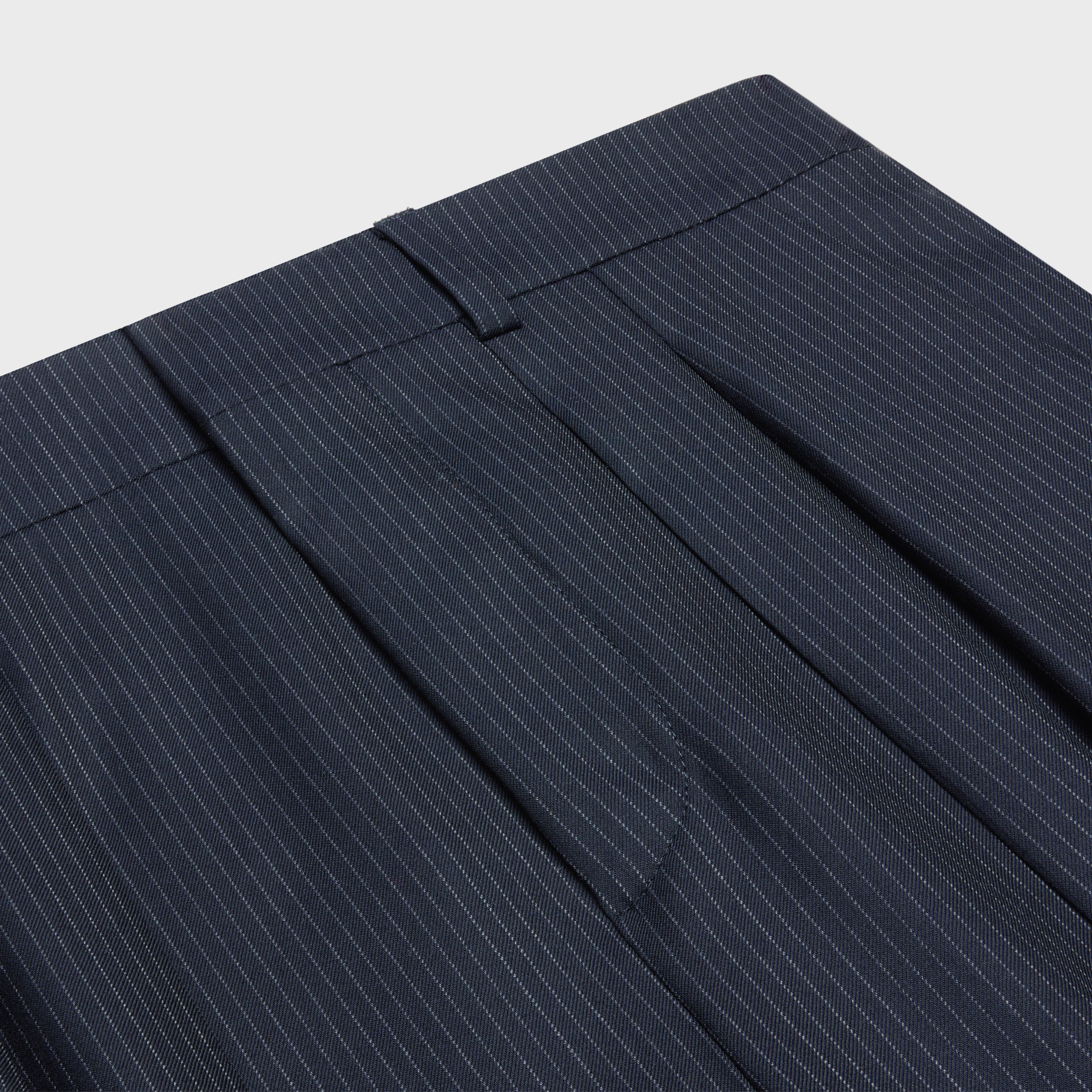 Celine double-pleated tixie pants in striped wool Size 25" / US 0 / IT 36 - 3 Thumbnail