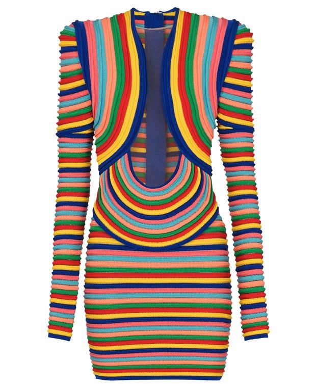 Balmain Midi dress Size XXS / US 00 / IT 34 - 4 Thumbnail