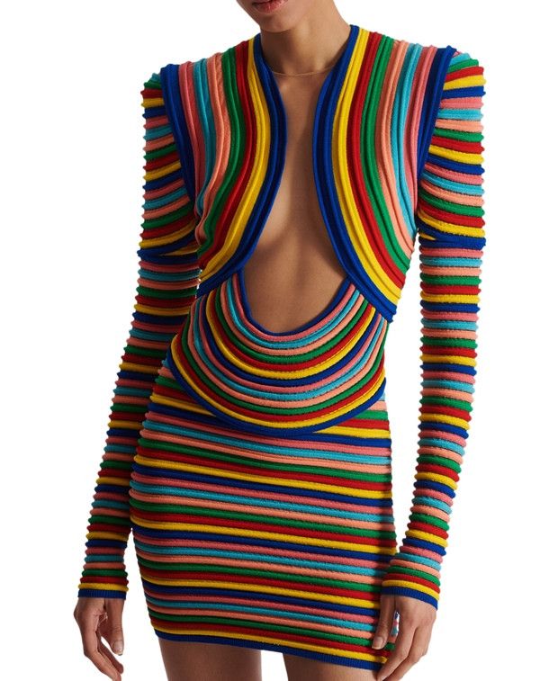 Balmain Midi dress Size XS / US 0-2 / IT 36-38 - 2 Thumbnail