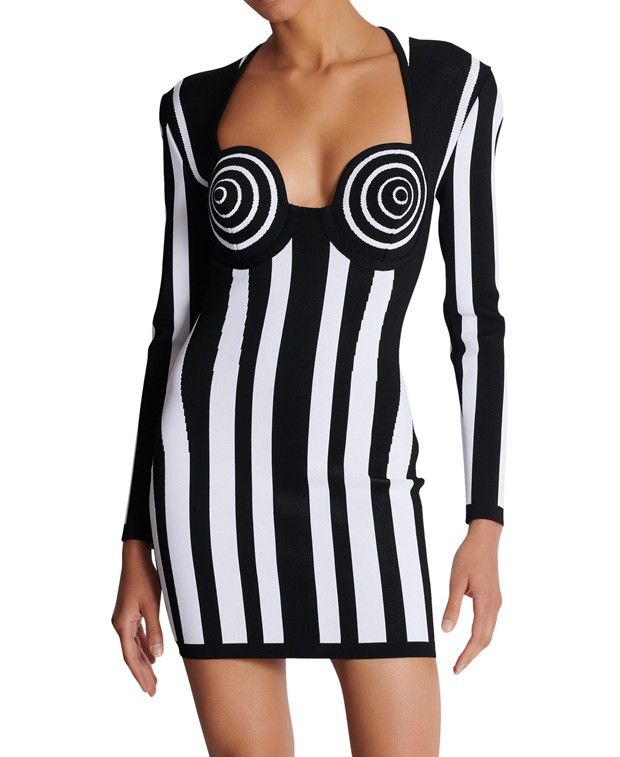 Balmain Midi dress Size XXS / US 00 / IT 34 - 6 Thumbnail