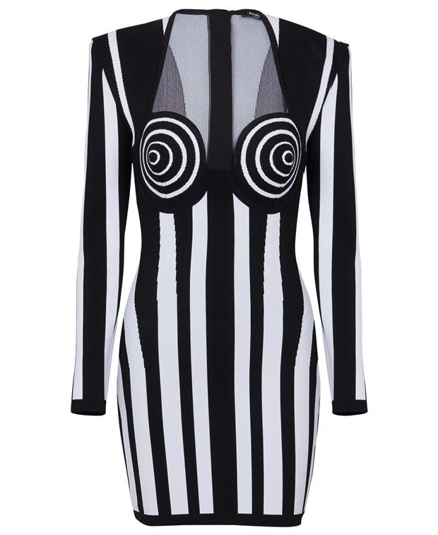 Balmain Midi dress Size XXS / US 00 / IT 34 - 4 Thumbnail