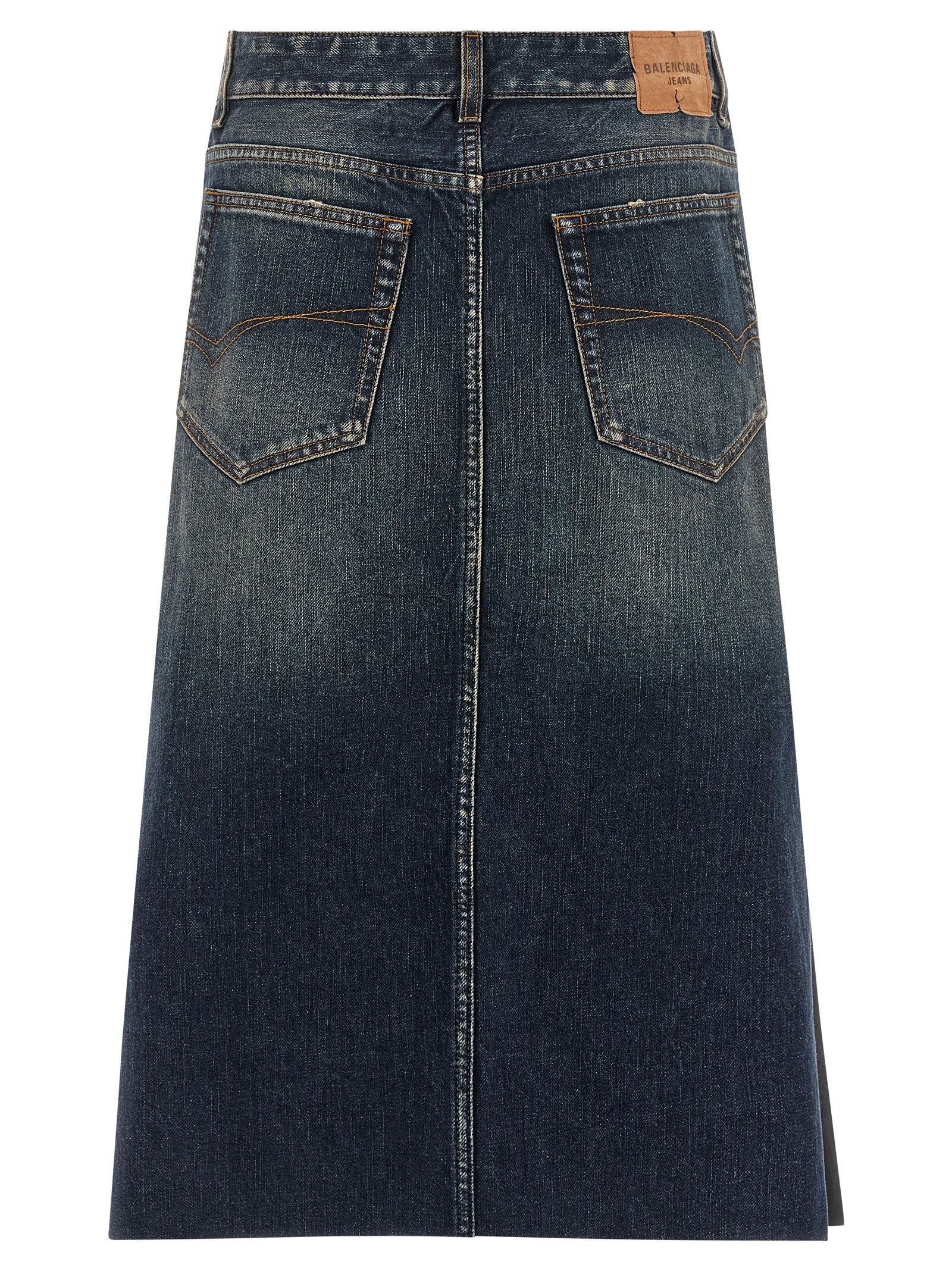 Balenciaga 'Hybrid Pleated' Skirt Size 27" / US 4 / IT 40 - 2 Thumbnail