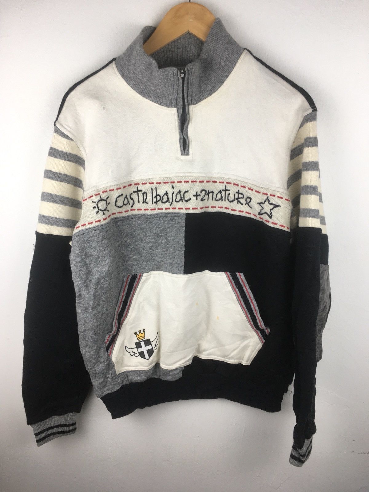 Jean Charles De Castelbajac × Vintage Castelbajac +2nature sweatshirt armpit 21.5x26.5 Size US M / EU 48-50 / 2 - 1 Thumbnail