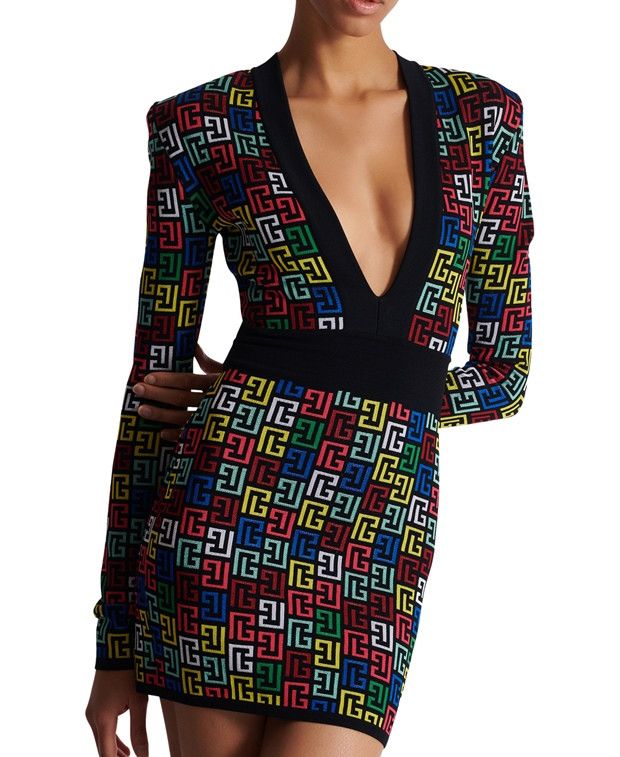Balmain Midi dress Size XS / US 0-2 / IT 36-38 - 6 Thumbnail
