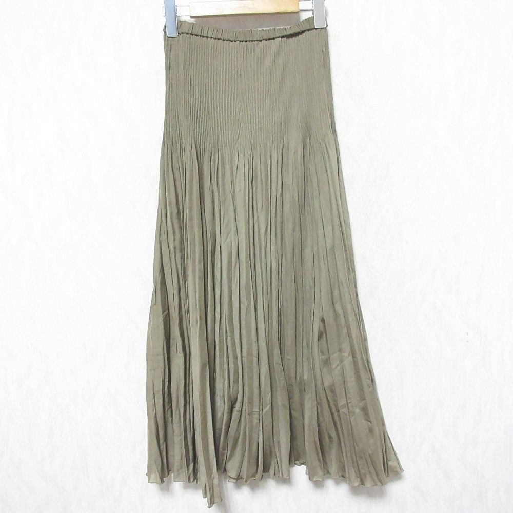 Other Other ADAWAS Double Pleats Maxi Skirt Others Skirts ADWS-008-28 DUTY FREE for USA Size ONE SIZE - 2 Thumbnail
