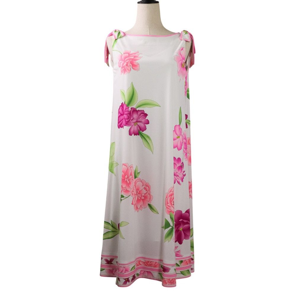 Other Other LEONARD Flower Print Kankan Stretch Dress Others Dresses DUTY FREE for USA Size ONE SIZE - 2 Thumbnail