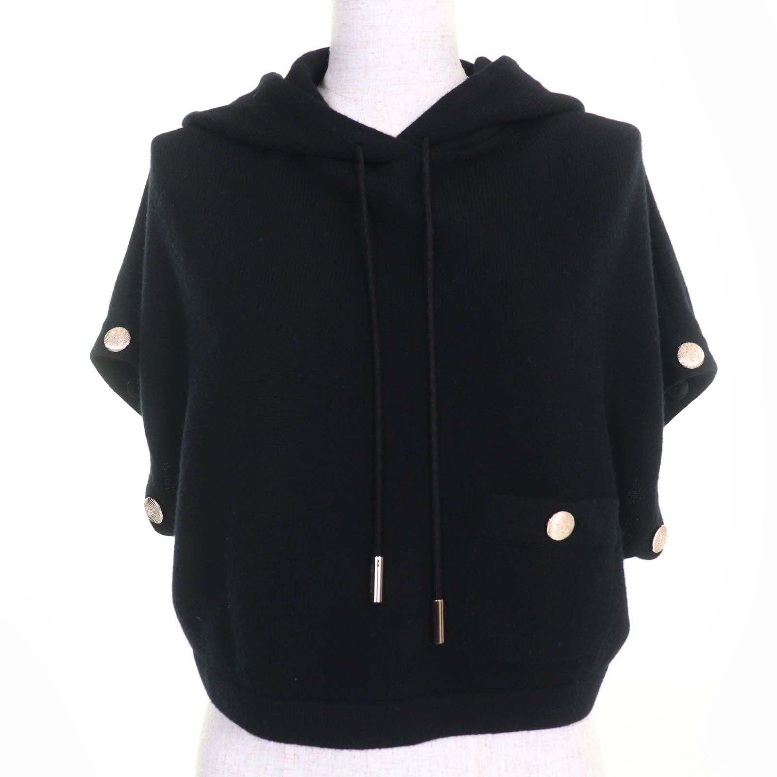 Chanel Chanel Chanel COCO Mark Button Cashmere 2way Knit Others Tops P72799K10443 Size ONE SIZE - 2 Thumbnail