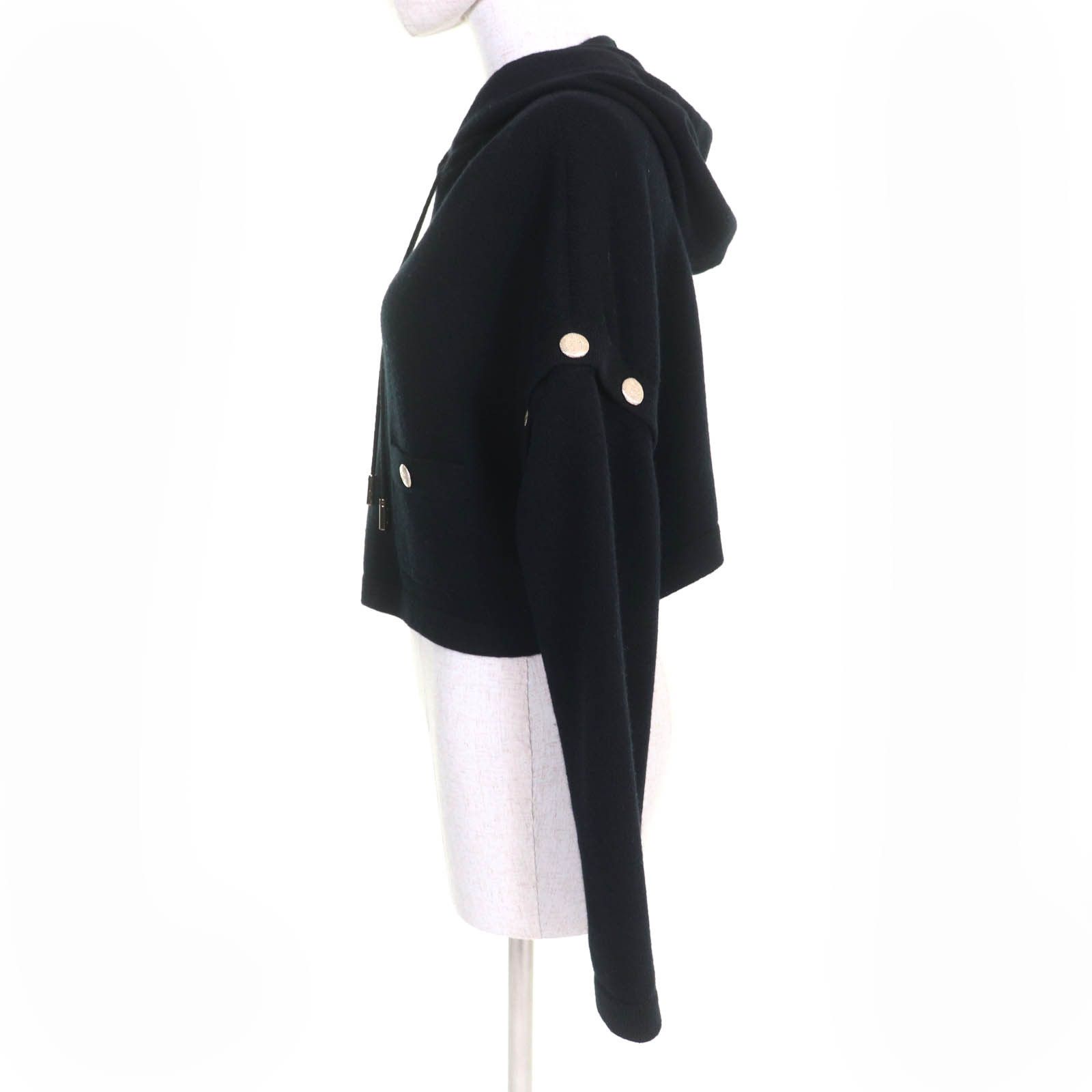 Chanel Chanel Chanel COCO Mark Button Cashmere 2way Knit Others Tops P72799K10443 Size ONE SIZE - 3 Thumbnail