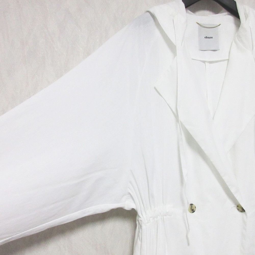 Other Other ebure Double Breasted Light Cotton Linen Coat Cotton Outerwear DUTY FREE for USA Size ONE SIZE - 4 Thumbnail