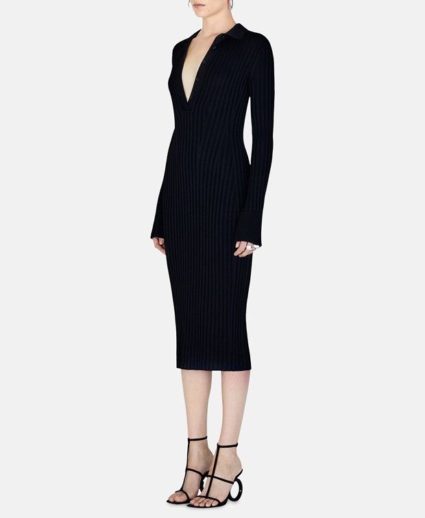 Galvan Knitted dress Size L / US 10 / IT 46 - 2 Thumbnail