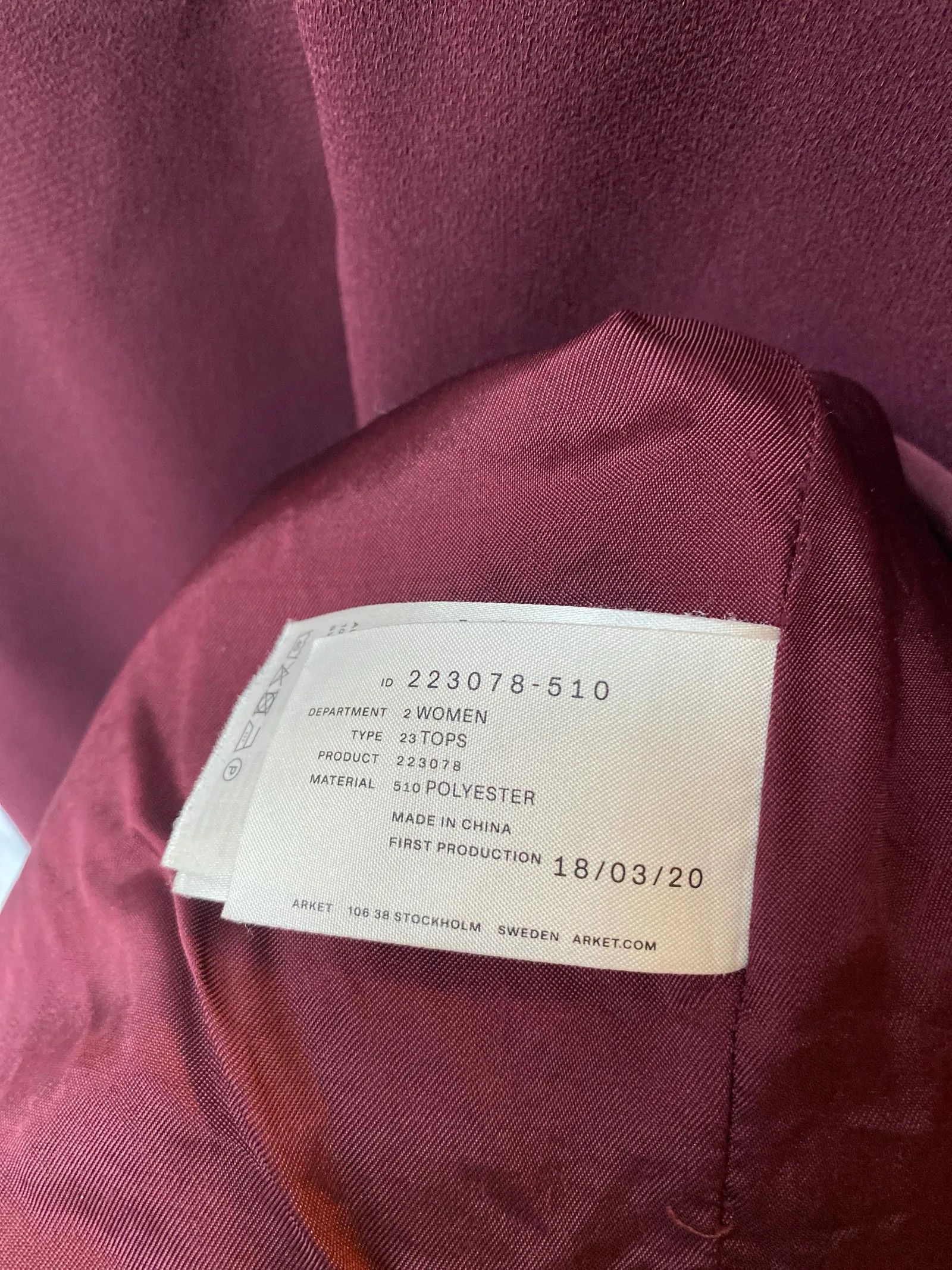Arket Arket Blouse Size XS / US 0-2 / IT 36-38 - 3 Thumbnail