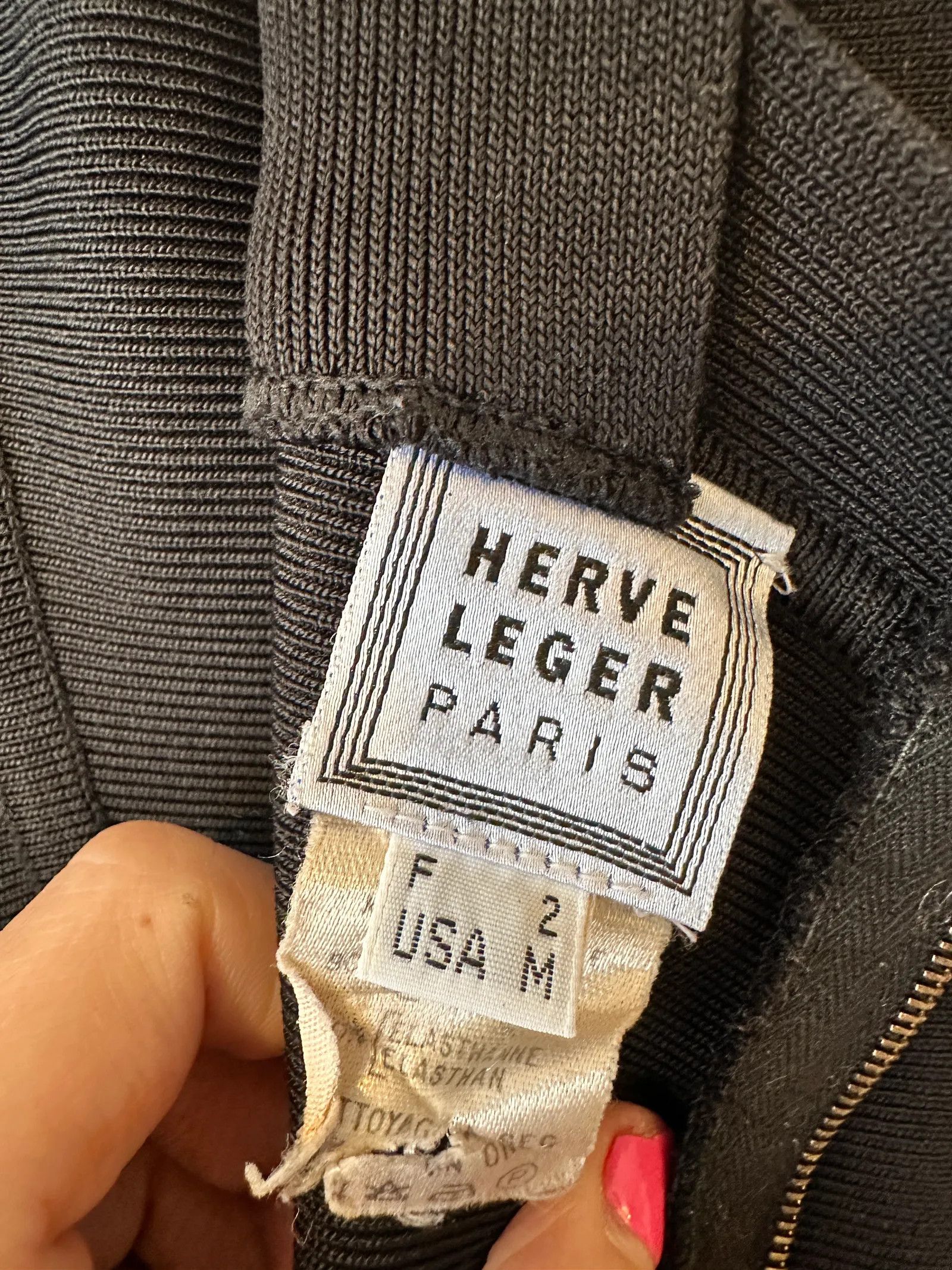 Herve Leger Herve Leger Icon Top Size M / US 6-8 / IT 42-44 - 2 Thumbnail