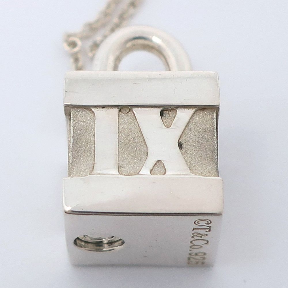 Tiffany & Co. Tiffany & Co. Tiffany Atlas Lock Silver 925 Necklace Metal Necklace Size ONE SIZE - 8 Thumbnail