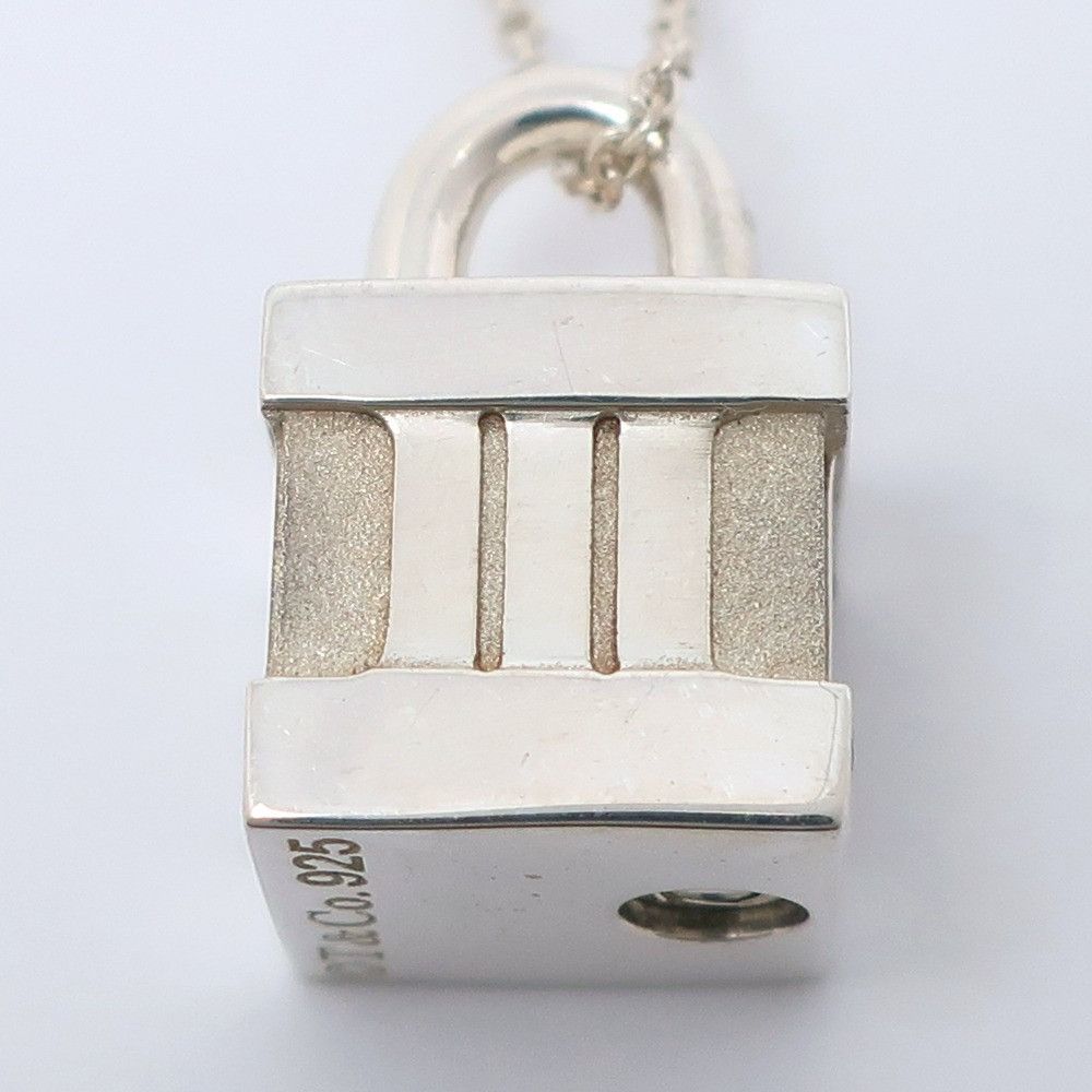 Tiffany & Co. Tiffany & Co. Tiffany Atlas Lock Silver 925 Necklace Metal Necklace Size ONE SIZE - 9 Thumbnail