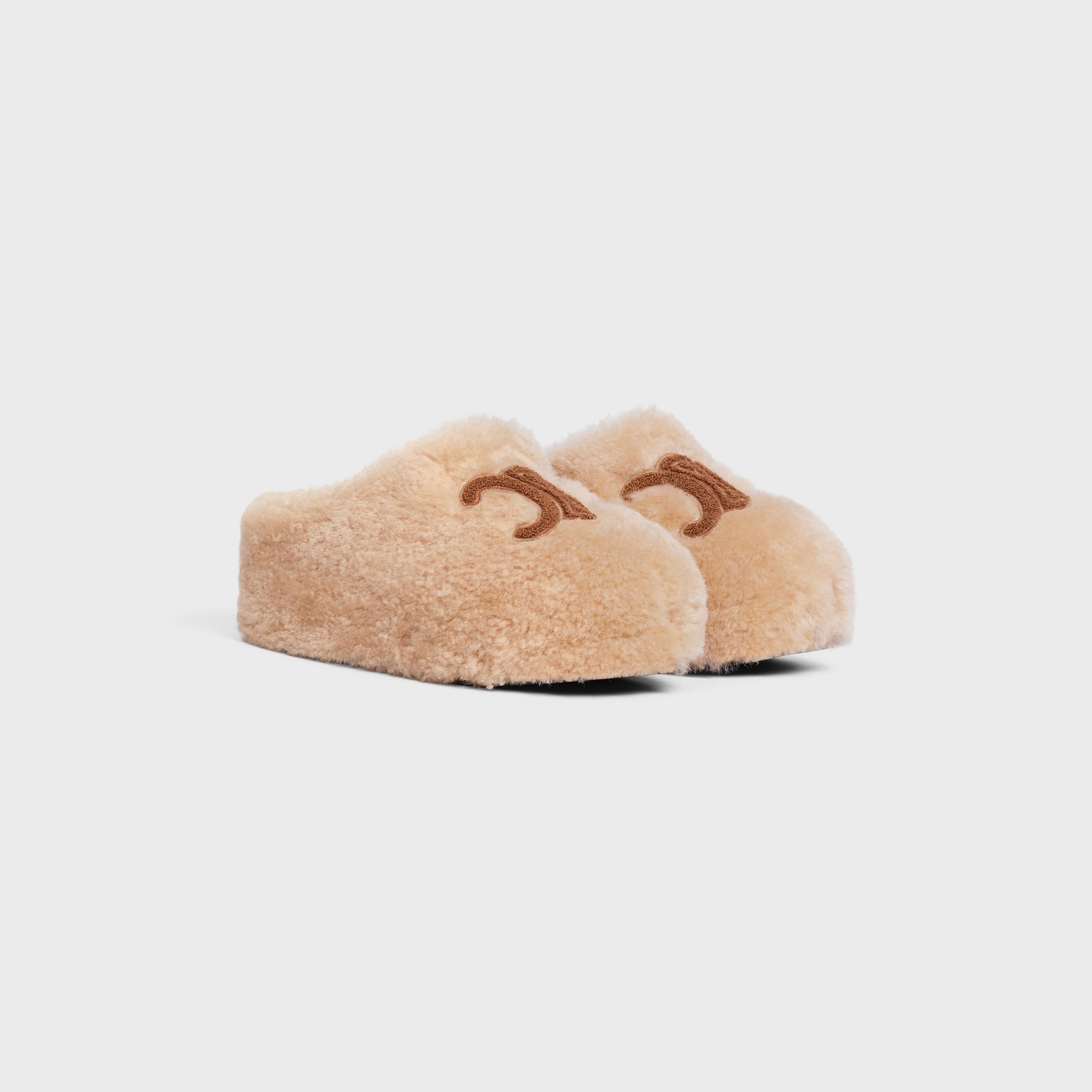 Celine CELINE FUR MULE in SHEARLING Size US 10 / IT 40 - 2 Thumbnail
