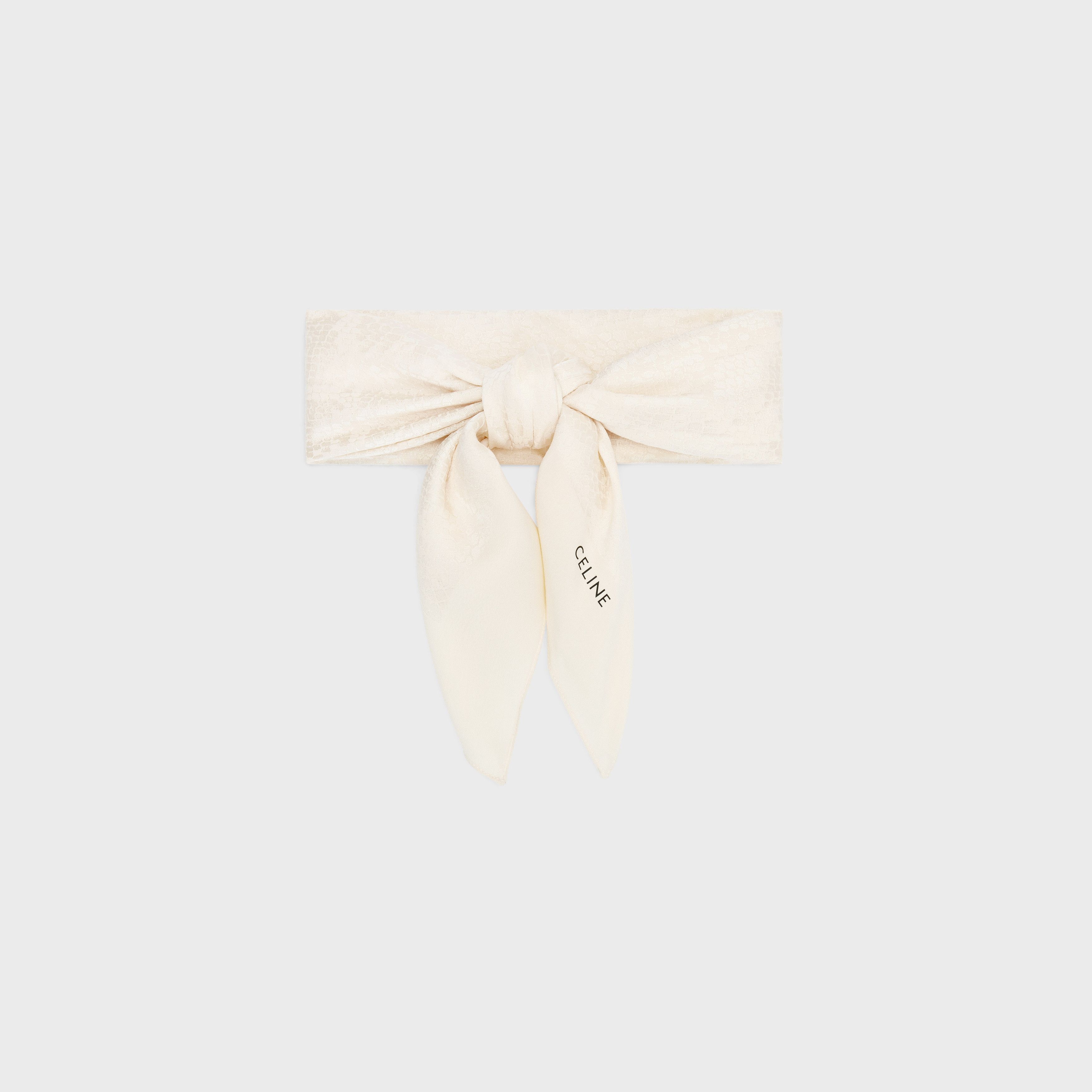 Celine bandana in silk jacquard Size ONE SIZE - 3 Thumbnail