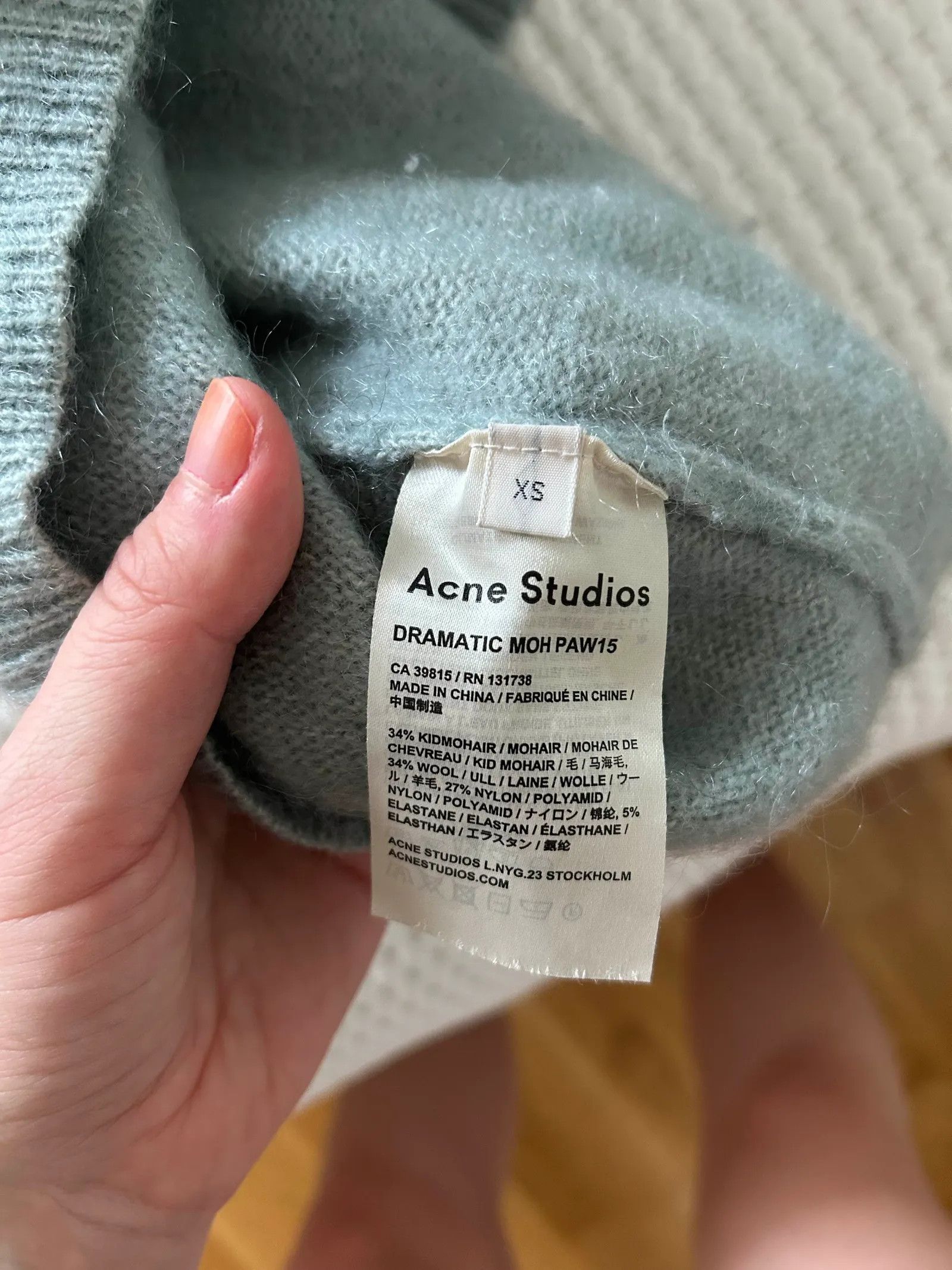 Acne Studios Acne Studios Dramatic mohair Sweater Size XS / US 0-2 / IT 36-38 - 3 Thumbnail