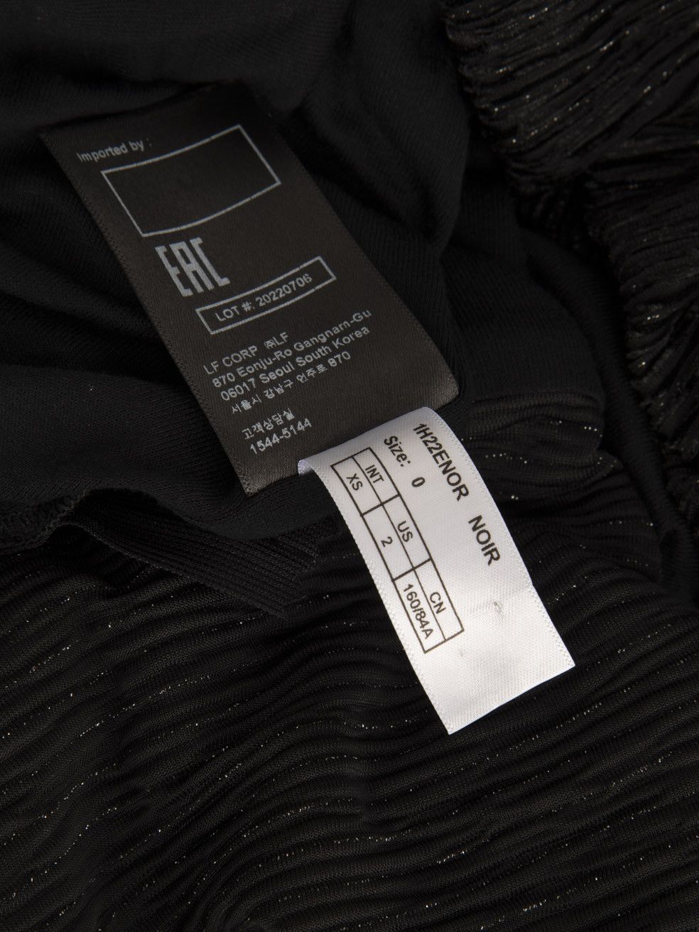 ba&sh Black Ruched Sparkly Dress Size XS / US 0-2 / IT 36-38 - 7 Thumbnail