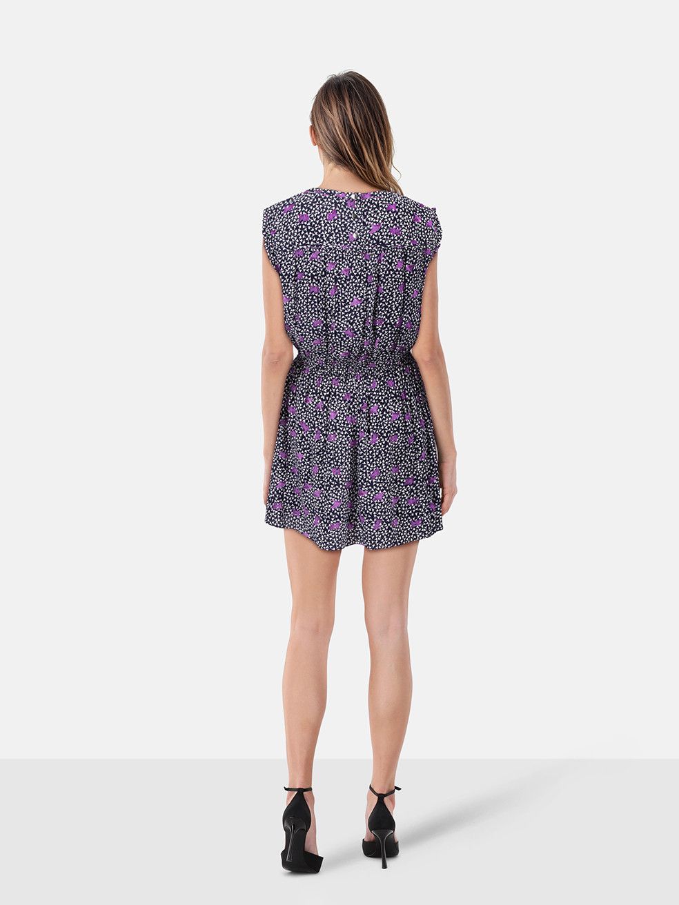 Maje Sleeveless Floral Print Dress Size XS / US 0-2 / IT 36-38 - 2 Thumbnail