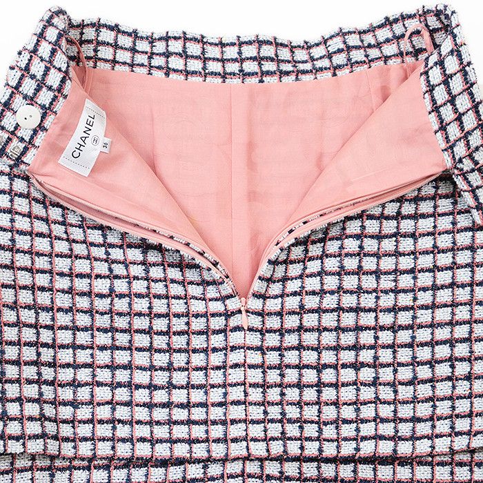 Chanel Chanel Chanel P60835 Tweed Skirt Cotton Skirts P60835 Size ONE SIZE - 7 Thumbnail
