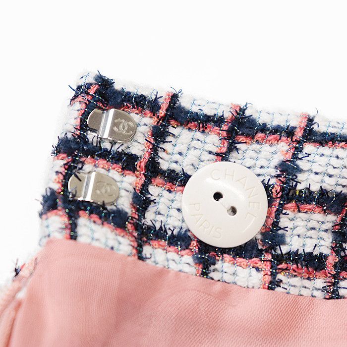 Chanel Chanel Chanel P60835 Tweed Skirt Cotton Skirts P60835 Size ONE SIZE - 12 Thumbnail
