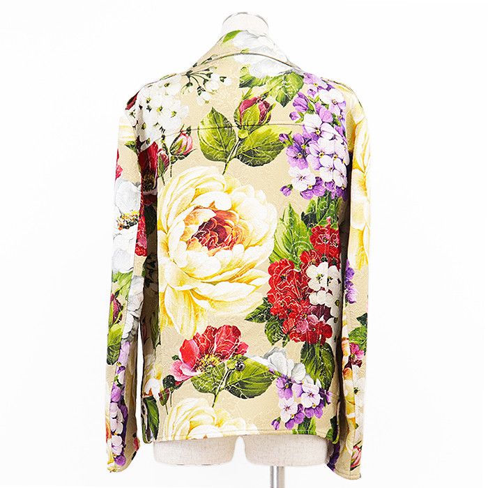 Dolce & Gabbana Dolce & Gabbana Dolce&Gabbana Jacquard Cotton Blend Jacket Cotton Outerwear F9H23T HSM2S Size ONE SIZE - 7 Thumbnail