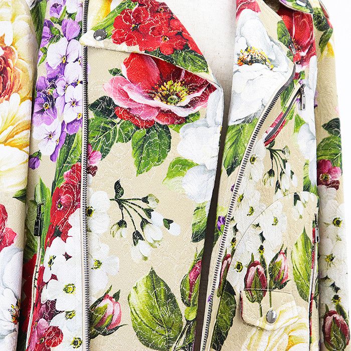 Dolce & Gabbana Dolce & Gabbana Dolce&Gabbana Jacquard Cotton Blend Jacket Cotton Outerwear F9H23T HSM2S Size ONE SIZE - 4 Thumbnail