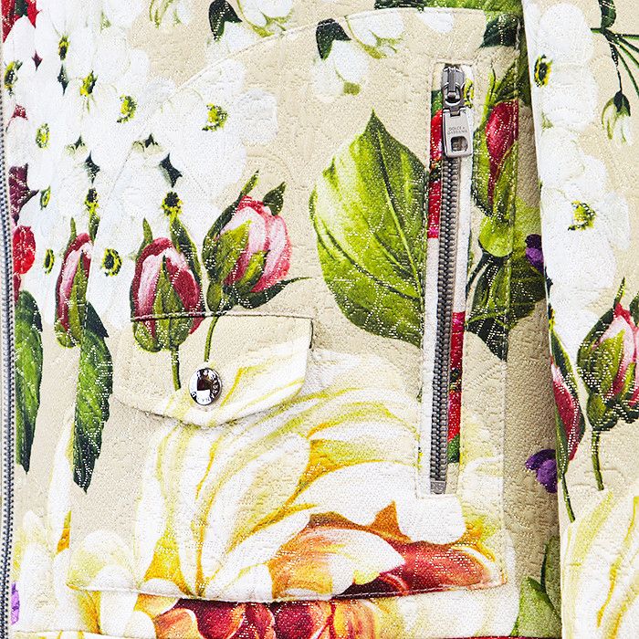 Dolce & Gabbana Dolce & Gabbana Dolce&Gabbana Jacquard Cotton Blend Jacket Cotton Outerwear F9H23T HSM2S Size ONE SIZE - 6 Thumbnail