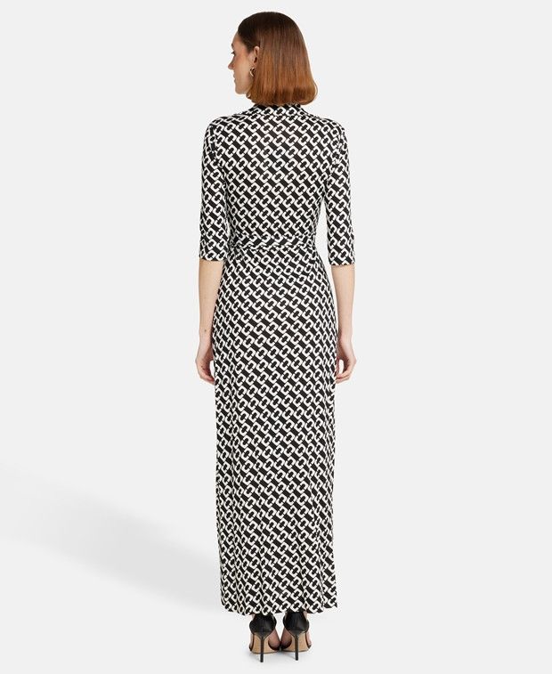 Diane von Furstenberg Silk dress Size XXL / US 16-18 / IT 52-54 - 2 Thumbnail