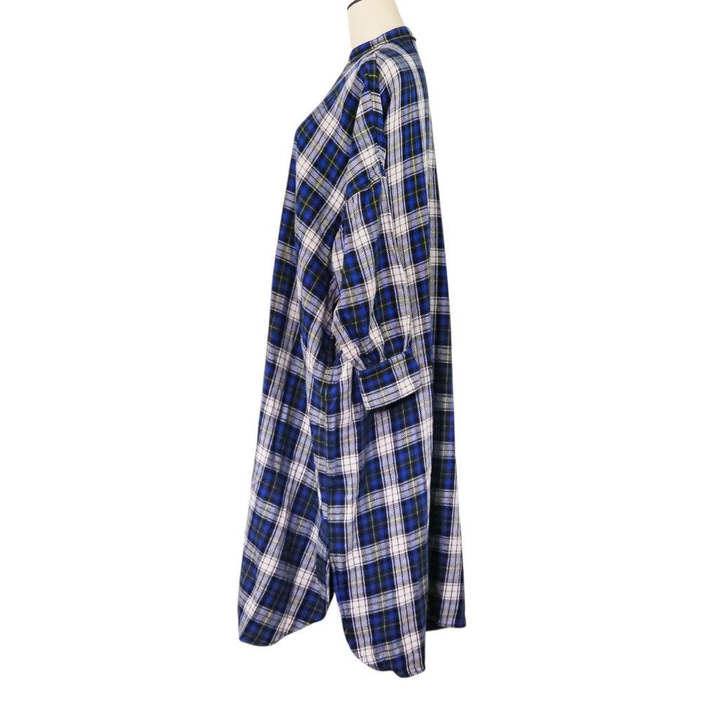 Other Other 45R Jinbanel Check Shirt Dress Cotton Dresses 71250344 Size ONE SIZE - 2 Thumbnail