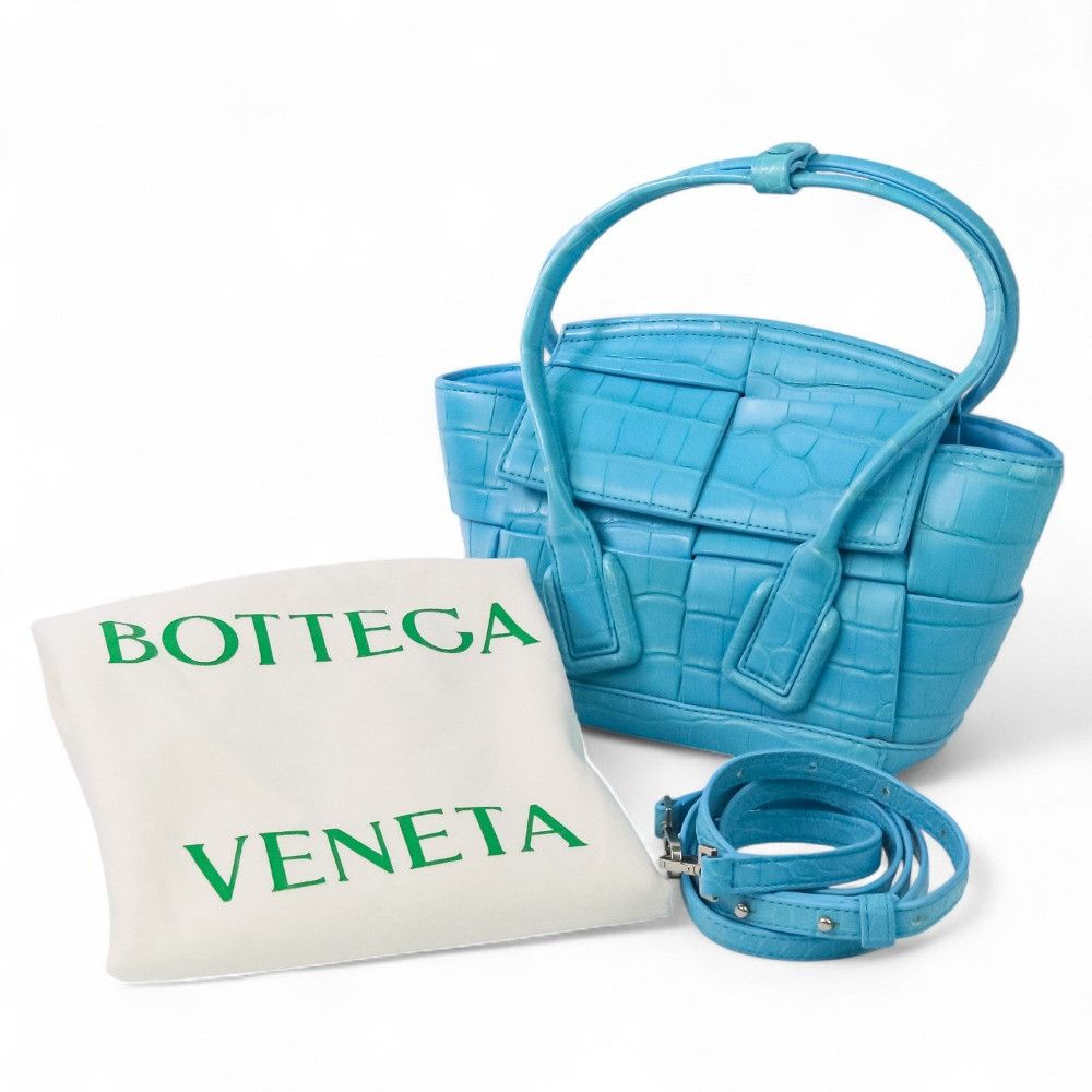 Bottega Veneta Bottega Veneta Bottega Veneta Mini The Arco Alligator 2way Bag Others Shoulder Bag Size ONE SIZE - 10 Thumbnail