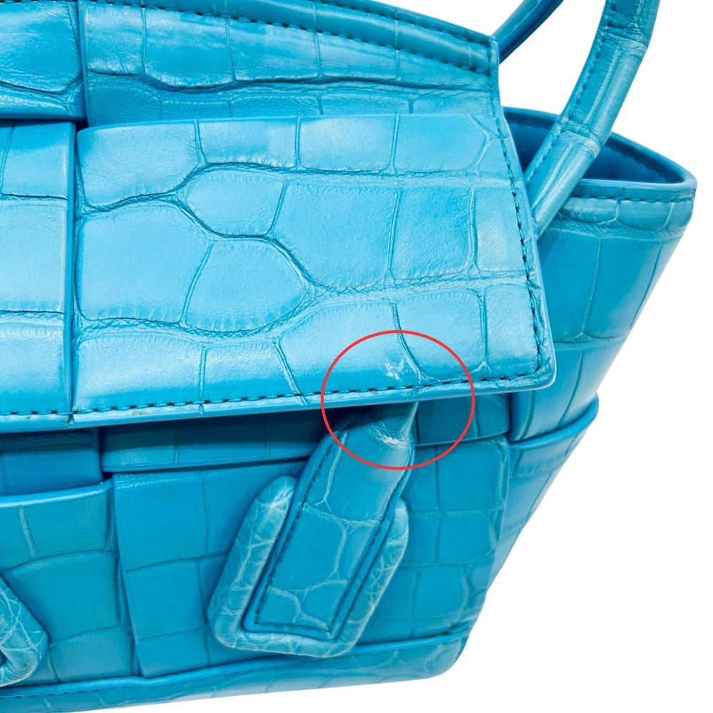 Bottega Veneta Bottega Veneta Bottega Veneta Mini The Arco Alligator 2way Bag Others Shoulder Bag Size ONE SIZE - 7 Thumbnail