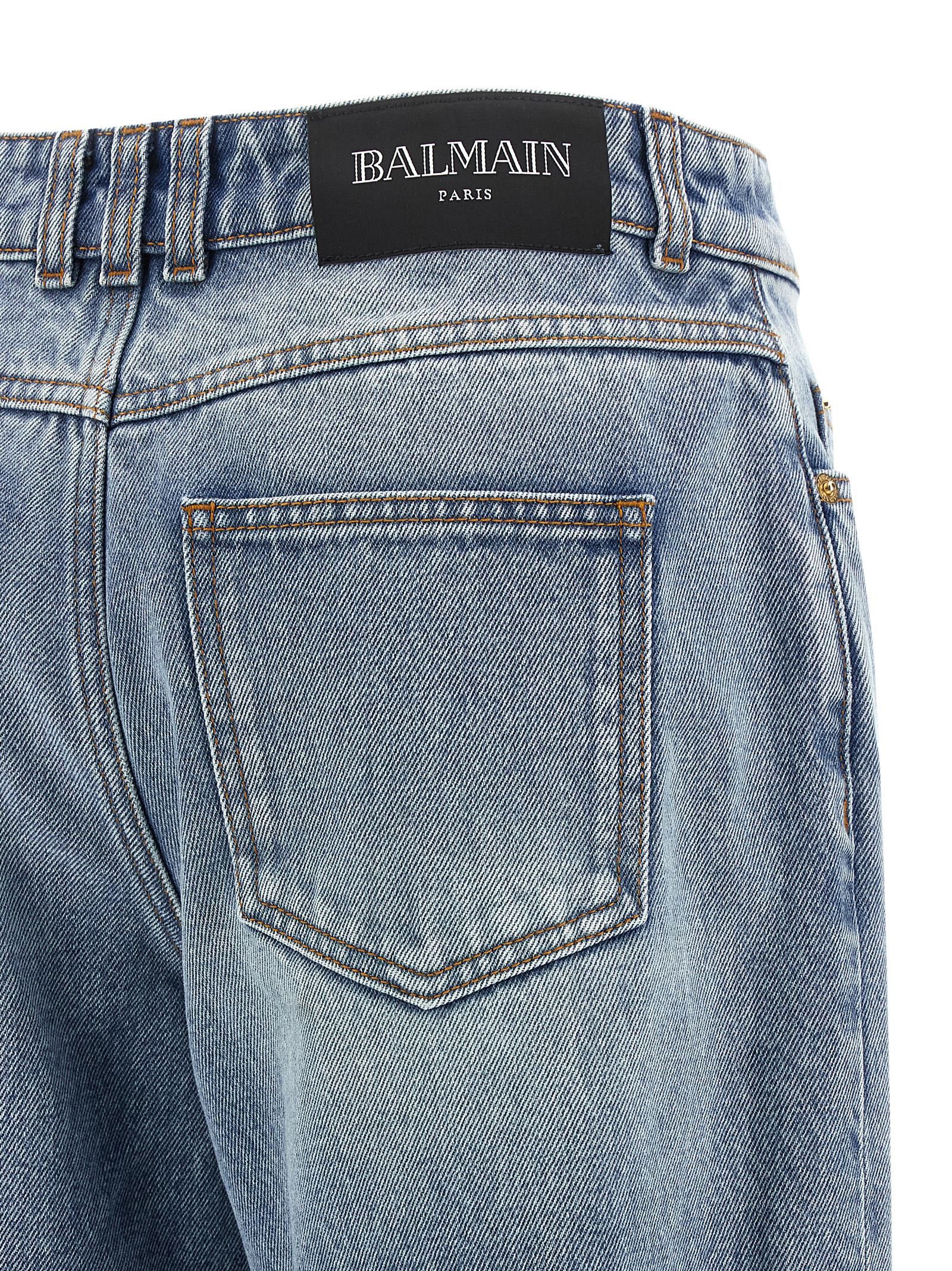 Balmain Straight Leg Jeans Size 28" / US 6 / IT 42 - 4 Thumbnail