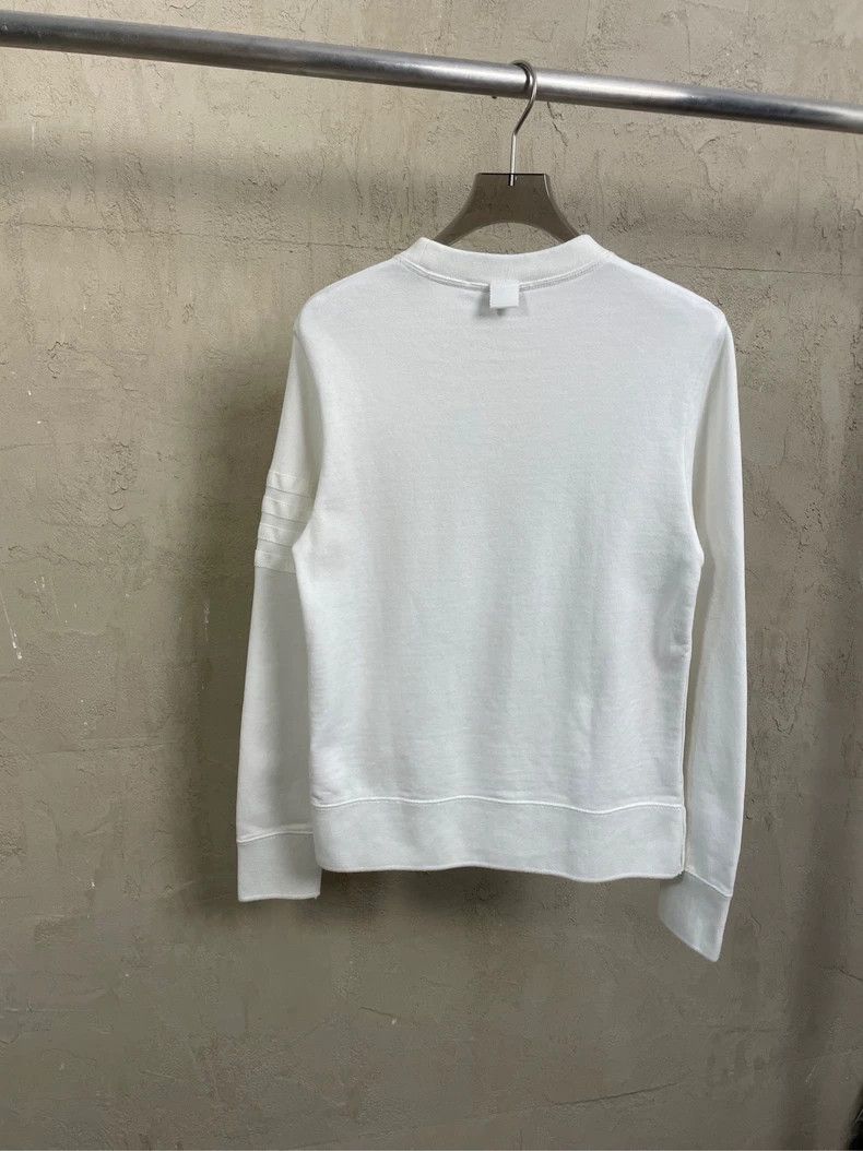 Thom Browne Thom Browne Limited White Stripe Crewneck Sweatshirt- dmc Size US M / EU 48-50 / 2 - 2 Thumbnail