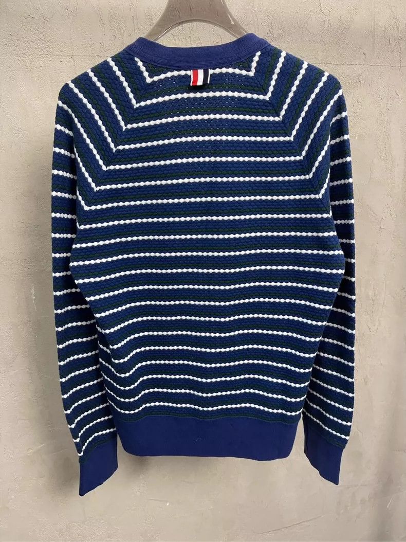 Thom Browne Thom Browne Striped Knit Cardigan- dmc Size US M / EU 48-50 / 2 - 4 Thumbnail
