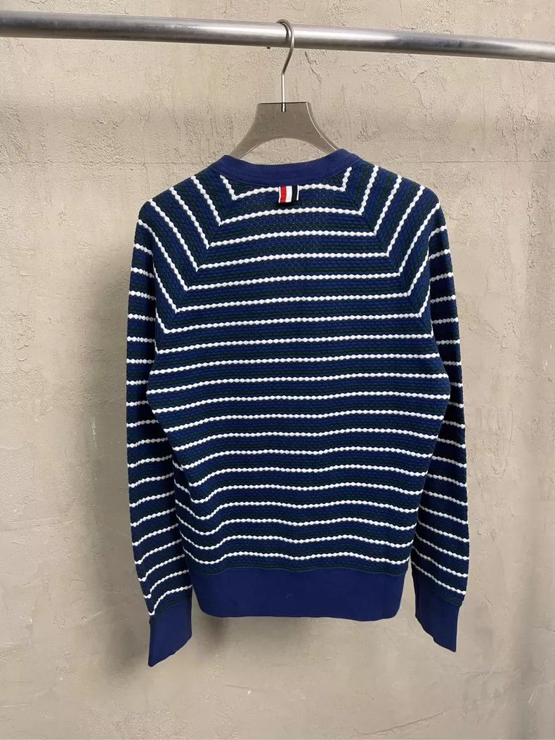 Thom Browne Thom Browne Striped Knit Cardigan- dmc Size US M / EU 48-50 / 2 - 2 Thumbnail