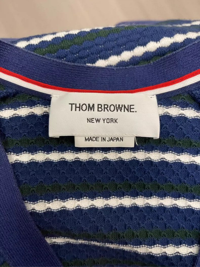 Thom Browne Thom Browne Striped Knit Cardigan- dmc Size US M / EU 48-50 / 2 - 5 Thumbnail