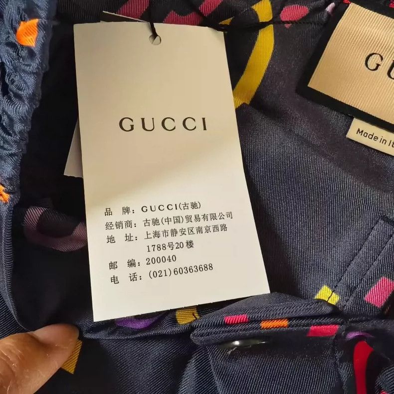 Gucci Gucci GG Print Silk Shorts- dmc Size US 34 / EU 50 - 5 Thumbnail