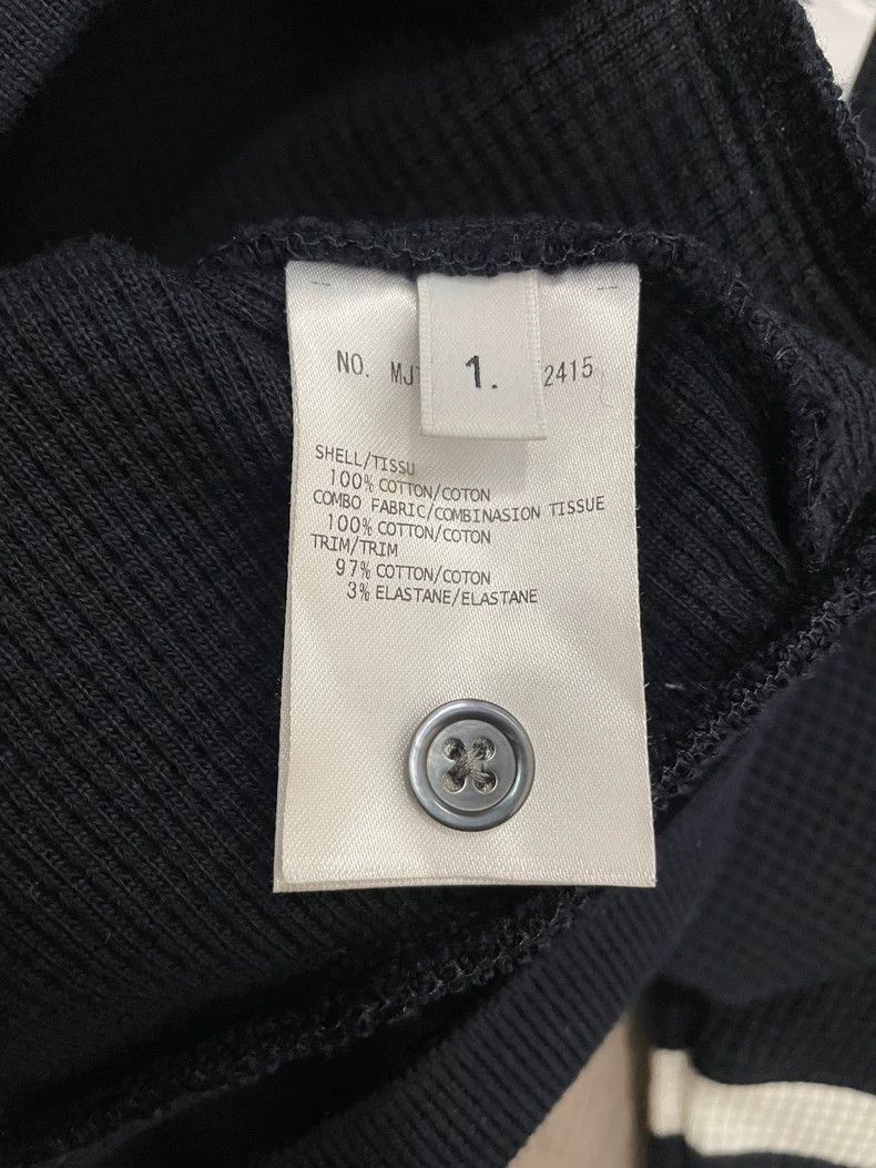 Thom Browne Thom Browne Navy Waffle Knit Sweatshirt- dmc Size US M / EU 48-50 / 2 - 6 Thumbnail