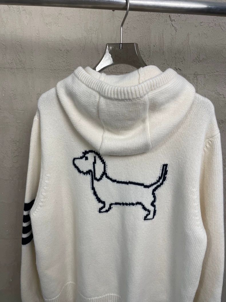 Thom Browne Thom Browne Milk White Zip Hoodie- dmc Size US M / EU 48-50 / 2 - 4 Thumbnail