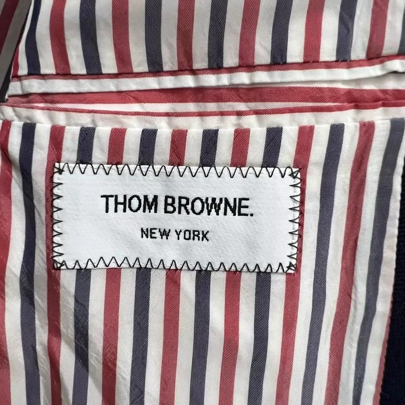 Thom Browne Thom Browne Anchor Print Blazer- dmc Size US L / EU 52-54 / 3 - 7 Thumbnail