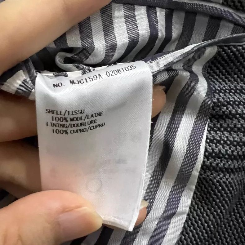 Thom Browne Thom Browne Gray Plaid Blazer Coat- dmc Size US M / EU 48-50 / 2 - 5 Thumbnail